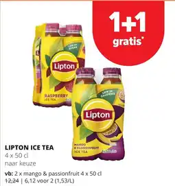 Eurospar Lipton ice tea aanbieding