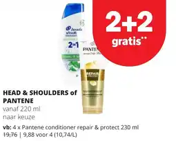Eurospar Head & shoulders of pantene aanbieding
