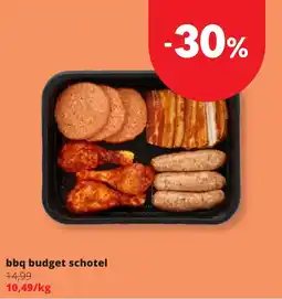 Eurospar Bbq budget schotel aanbieding