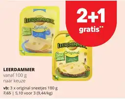 Eurospar Leerdammer aanbieding