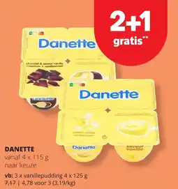 Eurospar Danette aanbieding