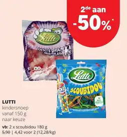 Eurospar Lutti aanbieding