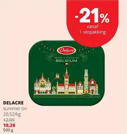 Eurospar Delacre aanbieding