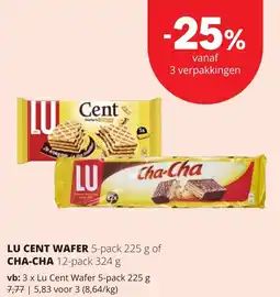 Eurospar Lul Cent Wafer, Cha-cha aanbieding