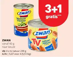 Eurospar Zwan aanbieding