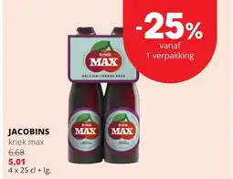 Eurospar Jacobins kriek max aanbieding