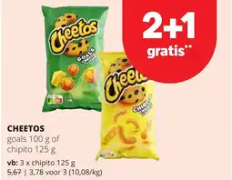 Eurospar Cheetos aanbieding