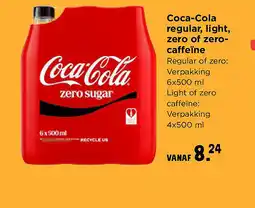 Jumbo Coca-Cola regular, light, zero of zerocaffeïne aanbieding
