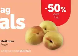 Eurospar Abrikoezen Belgie aanbieding