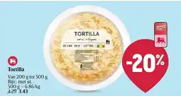 Delhaize Tortilla aanbieding