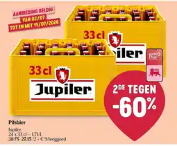 Delhaize Pilsbier Jupiler aanbieding