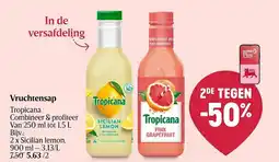 Delhaize Vruchtensap Tropicana aanbieding