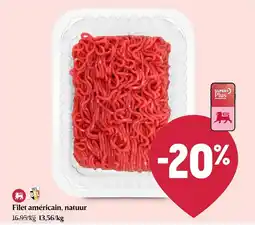 Delhaize Filet américain, natuur aanbieding
