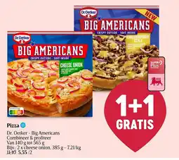 Delhaize Pizza Dr. Oetker Big Americans aanbieding