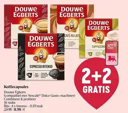 Delhaize Koffiecapsules Douwe Egberts aanbieding