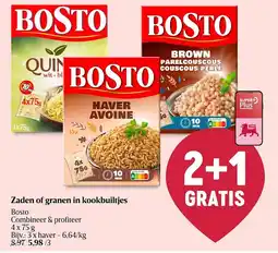 Delhaize Bosto Zaden of granen in kookbuiltjes aanbieding