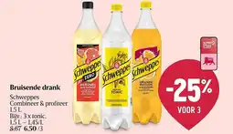 Delhaize Bruisende drank Schweppes aanbieding