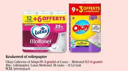 Delhaize Keukenrol of toiletpapier aanbieding
