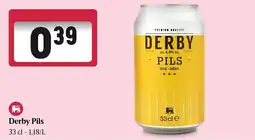Delhaize Derby Pils aanbieding