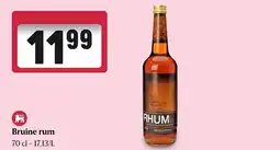 Delhaize Bruine rum aanbieding