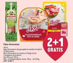 Delhaize Fijne vleeswaren aanbieding