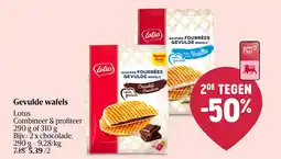 Delhaize Gevulde wafels aanbieding