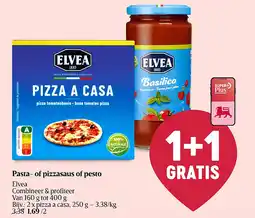 Delhaize Pasta- of pizzasaus of pesto aanbieding
