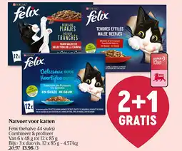Delhaize Natvoer voor katten aanbieding