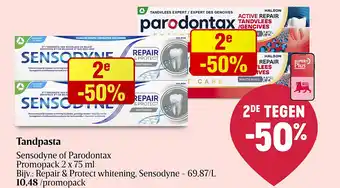 Delhaize Tandpasta aanbieding