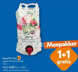 OKay Juice For You jus pomme-framboise aanbieding