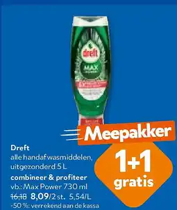 OKay Dreft alle handaf wasmiddelen, uitgezonderd aanbieding