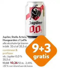 OKay Jupiler, Stella Artois, Hoegaarden of Leffe aanbieding