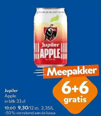 Jupiler Apple in blik
