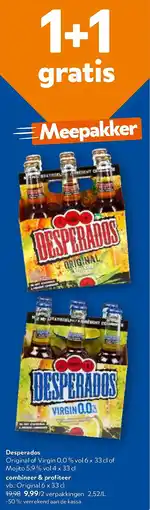 OKay Desperados Original of Virgin 0,0% vol aanbieding