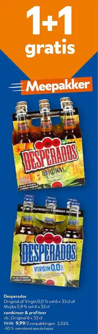 Desperados Original of Virgin 0,0% vol