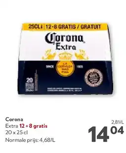 OKay Corona Extra 12+8 gratis aanbieding