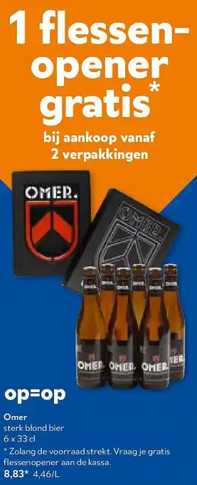 OKay Omer sterk blond bier aanbieding