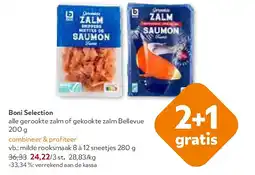 OKay Boni Selection alle gerookte zalm of gekookte zalm Bellevue aanbieding