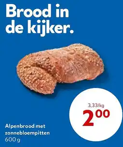 OKay Alpenbrood met zonnebloempitten aanbieding