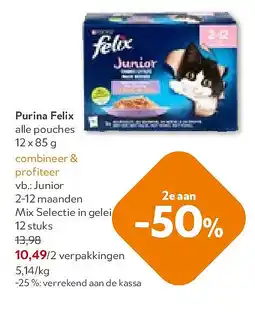 OKay Purina Felix alle pouches aanbieding