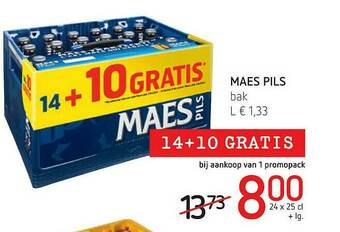 Spar Maes Pils aanbieding