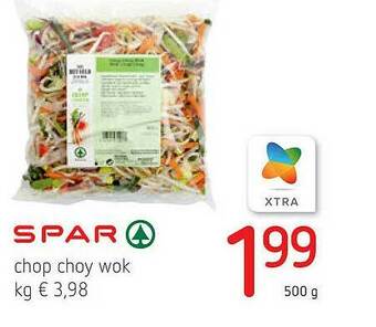 Spar Chop Choy Wok aanbieding