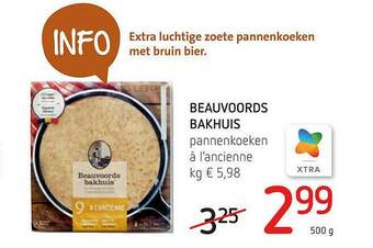 Spar Beauvoords Bakhuis Pannenkoeken aanbieding