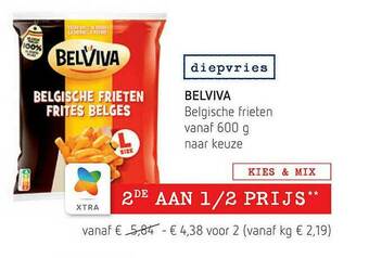 Spar Belviva Belgische Frieten aanbieding