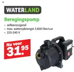 Van Cranenbroek Beregingspomp aanbieding