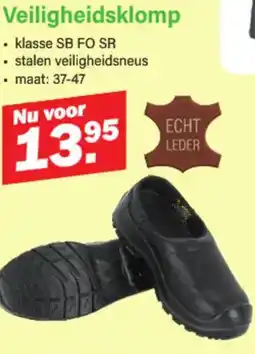Van Cranenbroek Veiligheidsklomp aanbieding