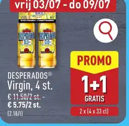 ALDI Desperados® Virgin, 4 st. aanbieding