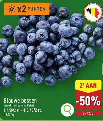 ALDI Blauwe bessen aanbieding