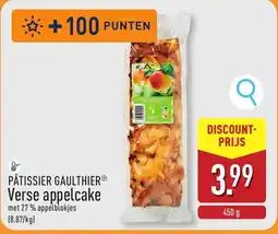 ALDI Pâtissier gaulthierⓡ verse appelcake aanbieding