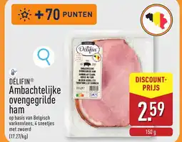 ALDI Délifin® ambachtelijke ovengegrilde ham aanbieding